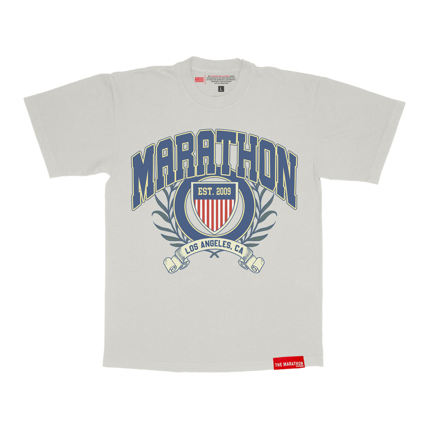 Marathon Seal T-Shirt - Cream