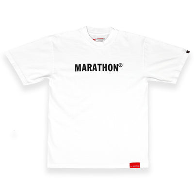 Marathon Trademark T-Shirt - White - Front