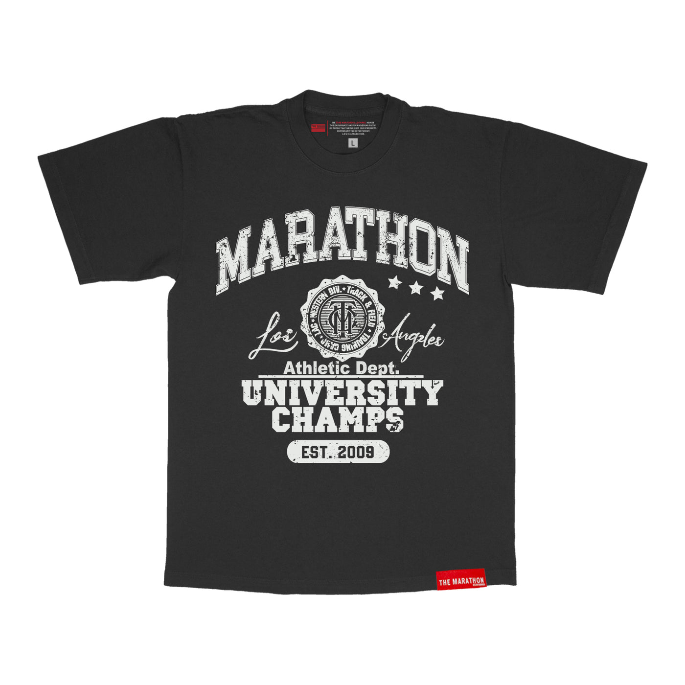 Marathon University T-Shirt - Black