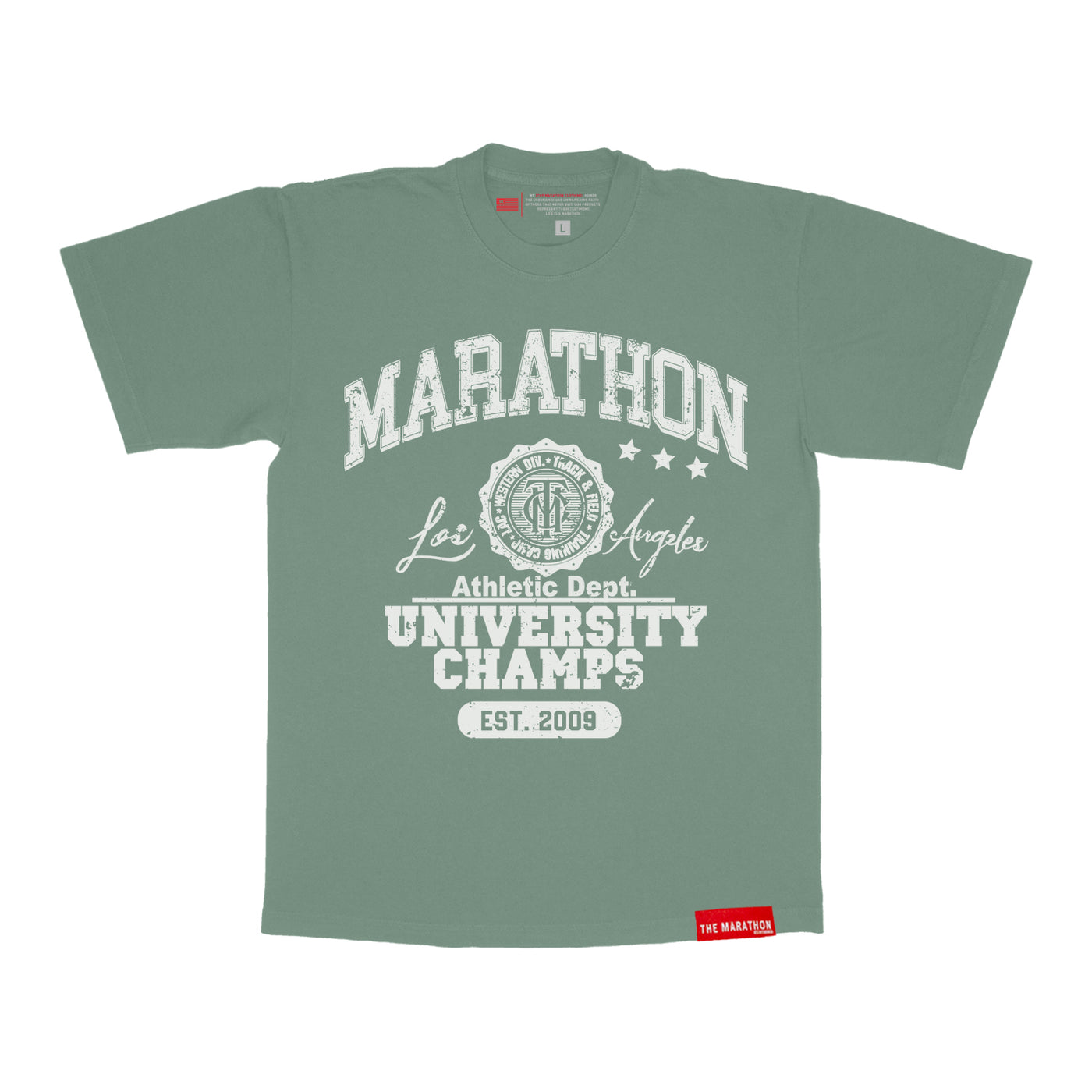 Marathon University T-Shirt - Green