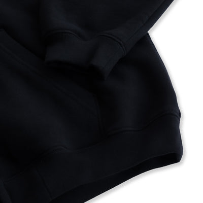 Vintage Arch Zip Up Hoodie - Black