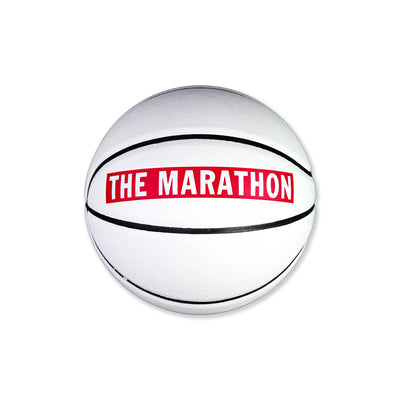 The Marathon Basketball - Marathon Bar (White)