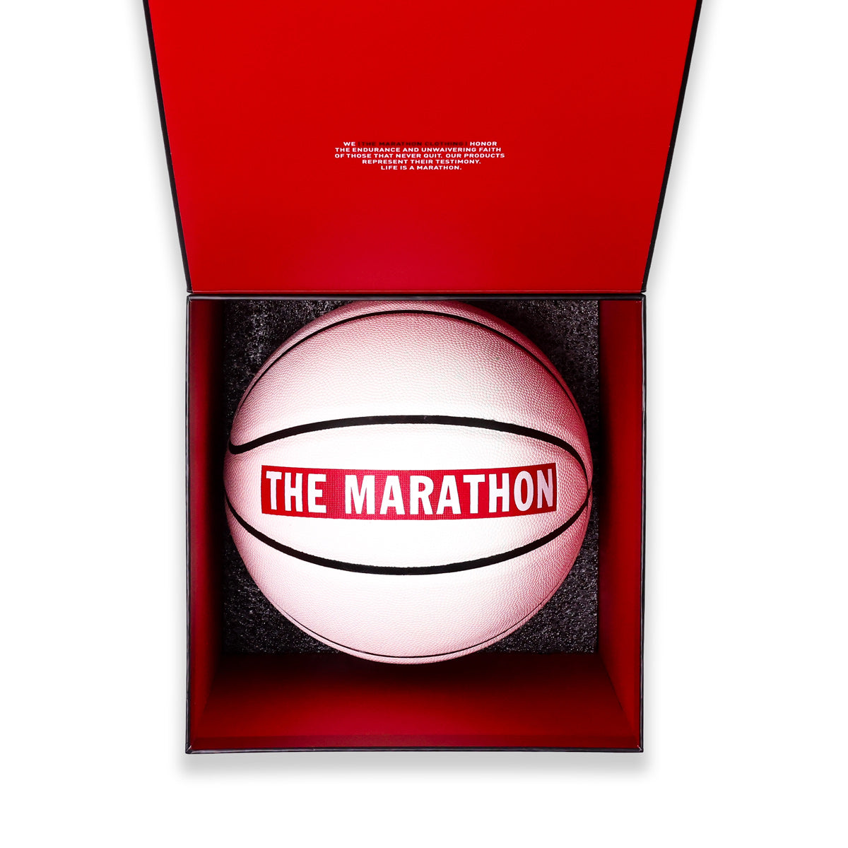 The Marathon Basketball - Marathon Bar (White) – The Marathon Clothing