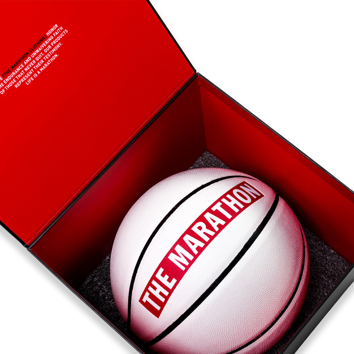 The Marathon Basketball - Marathon Bar (White) – The Marathon Clothing