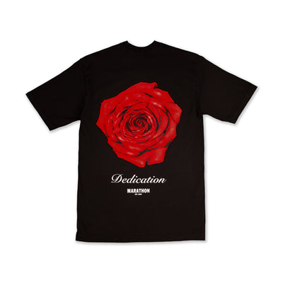 The Marathon Dedication T-Shirt - Black - Back