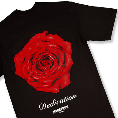 The Marathon Dedication T-Shirt - Black - Back Detail