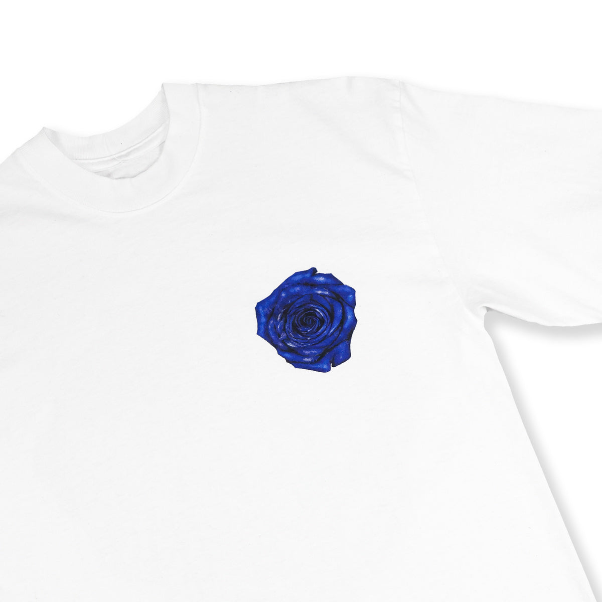 The Marathon Blue Rose Dedication T-Shirt - White - Front Detail