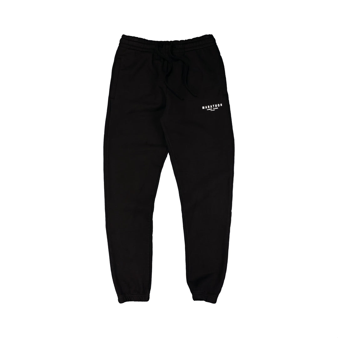 Marathon Foundation Sweatpants - Black/White – The Marathon