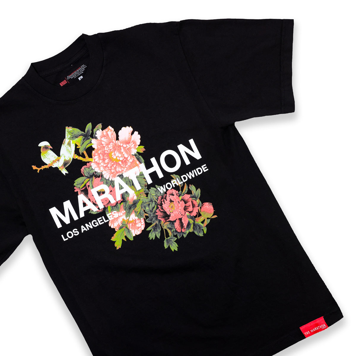 Marathon Global T-Shirt - Black - Detail