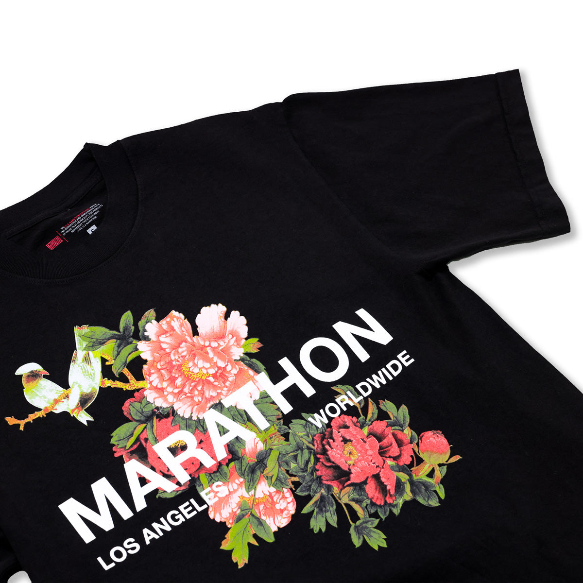 Marathon Global T-Shirt - Black - Detail 2