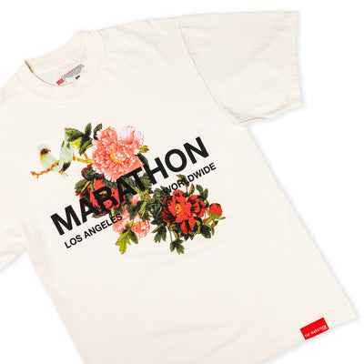 Marathon Global T-Shirt - Bone - Detail