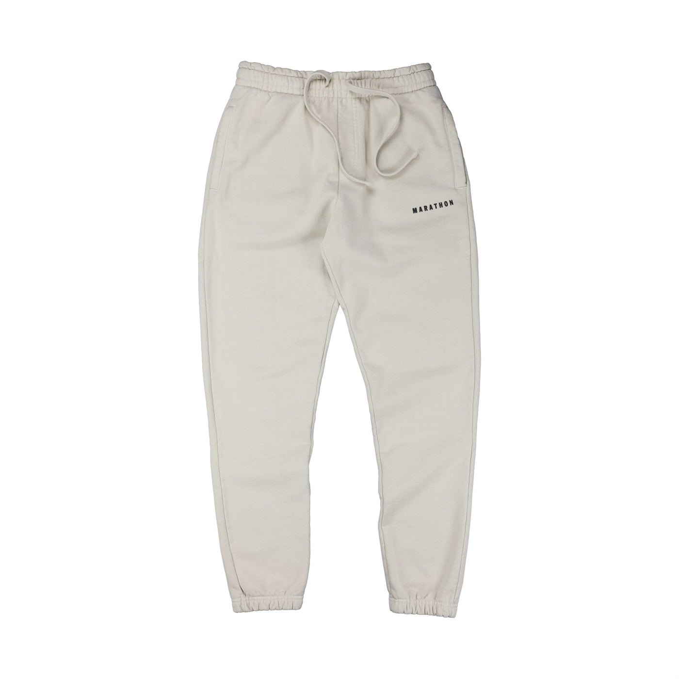 Marathon Hero Sweatpants - Bone/Black - Front