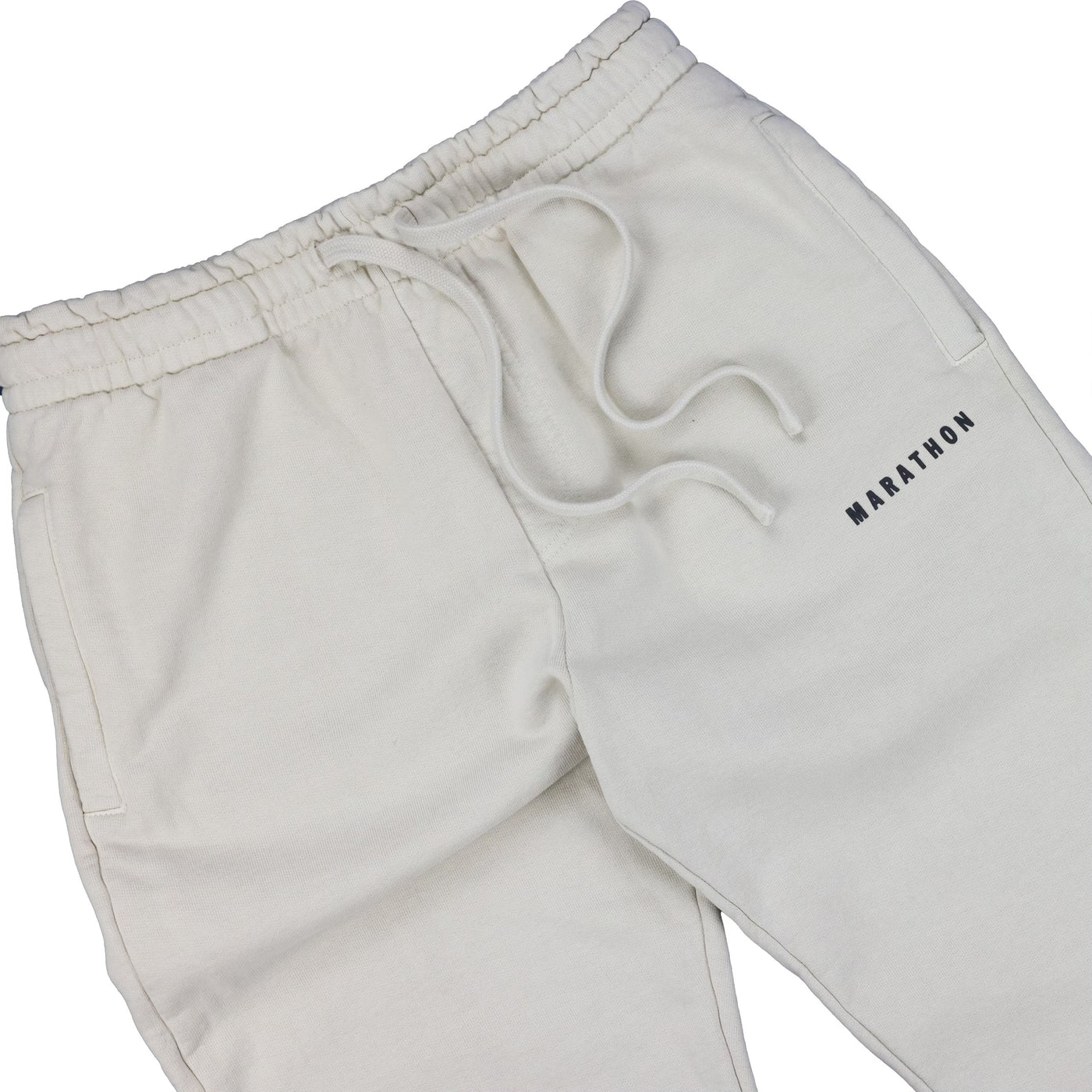 Marathon Hero Sweatpants - Bone/Black - Detail