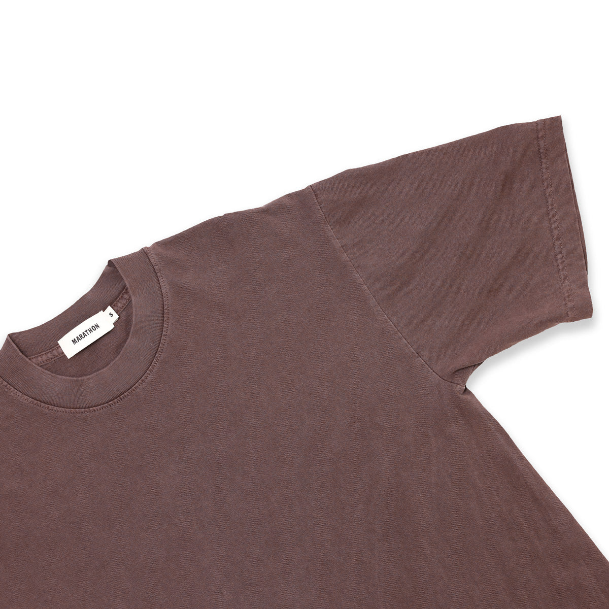 Marathon Ultra Leisure T-Shirt - Coffee - Detail