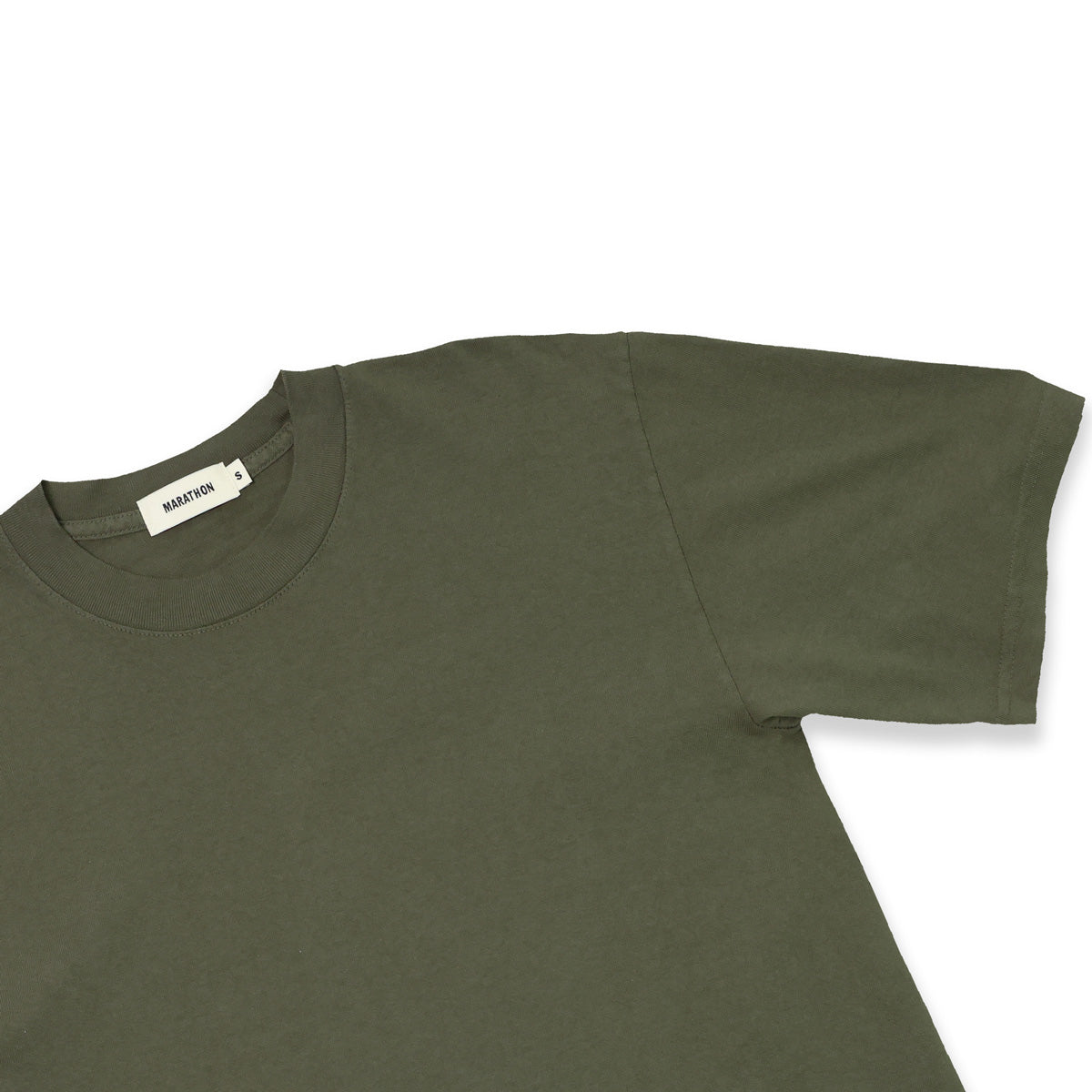 Marathon Ultra Leisure T-Shirt - Olive - Detail