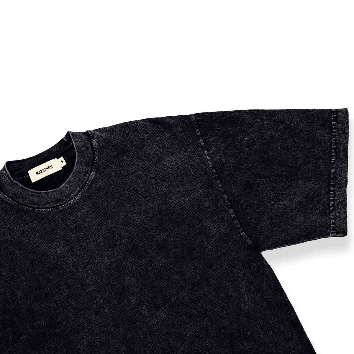 Marathon Ultra Leisure T-Shirt - Washed Carbon Black - Detail