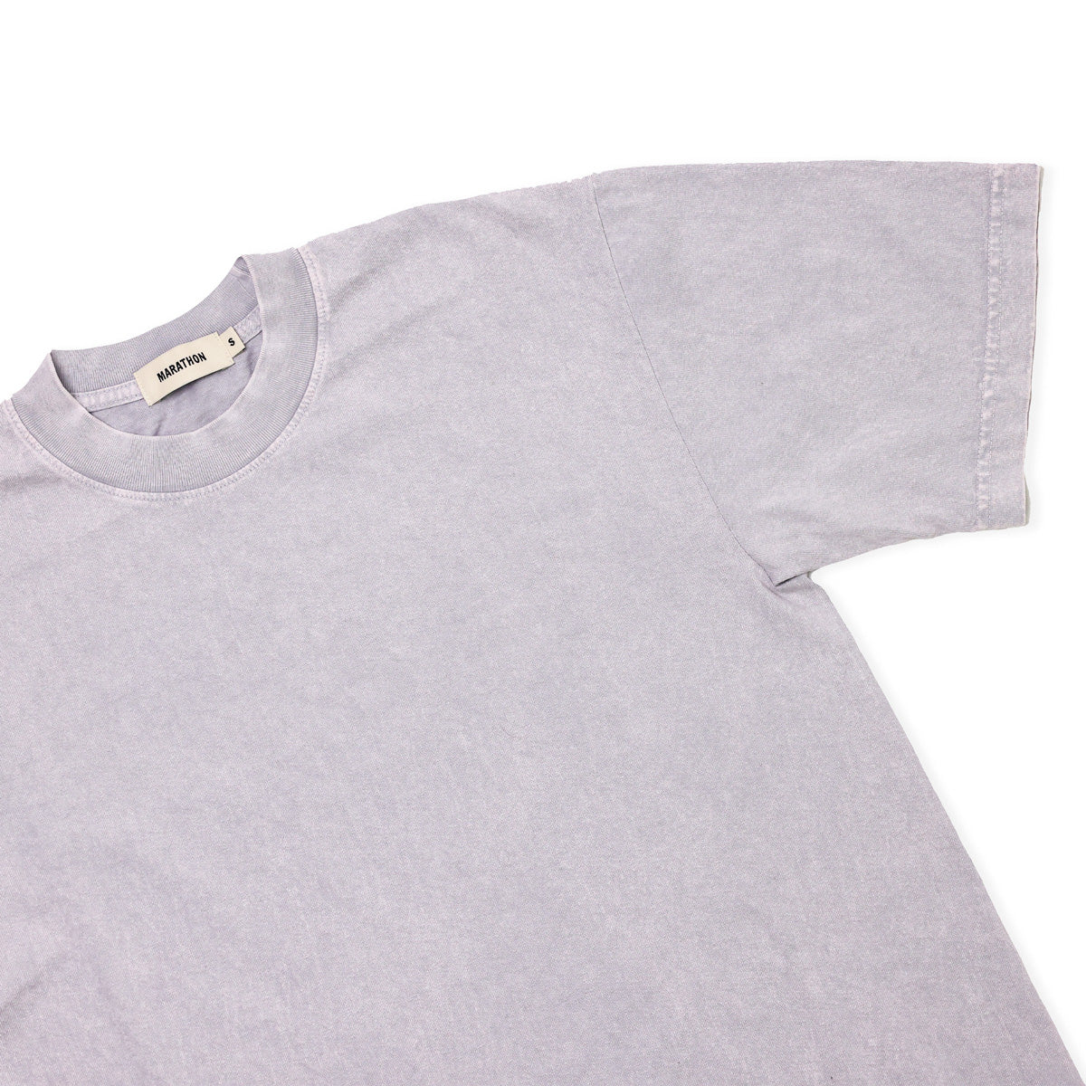 Marathon Ultra Leisure T-Shirt - Washed Ice Grey - Detail