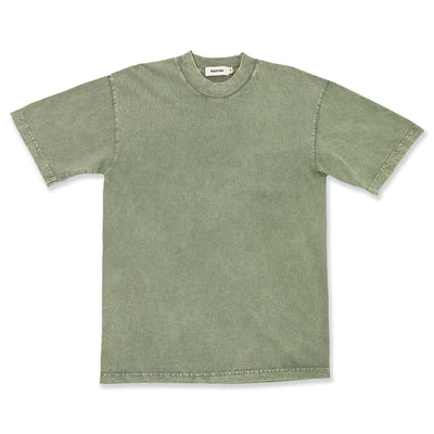 Marathon Ultra Leisure T-Shirt - Washed Matcha - Front