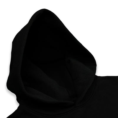 The Marathon Marathon Lion (Embroidered) Hoodie - Black - Hood