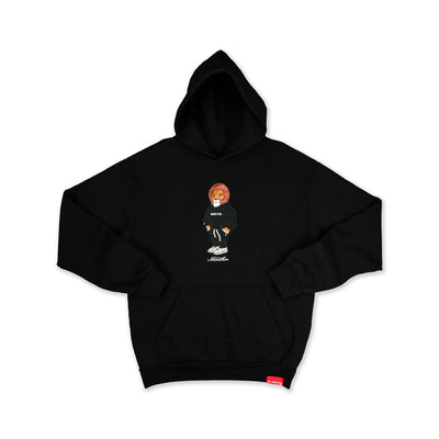 The Marathon Marathon Lion (Embroidered) Hoodie - Black - Front