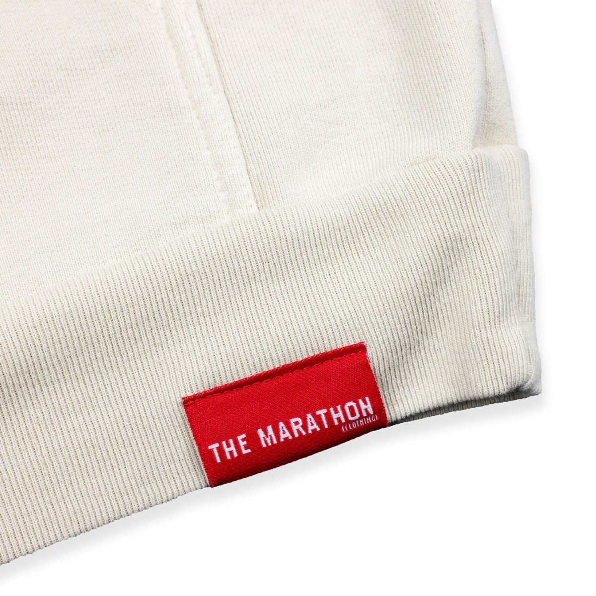 The Marathon Marathon Lion (Embroidered) Hoodie - Cream - Woven Label