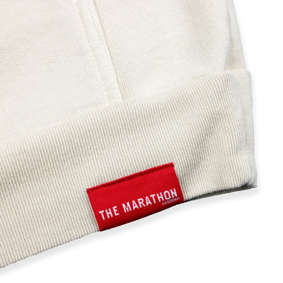 The Marathon Marathon Lion (Embroidered) Hoodie - Cream - Woven Label