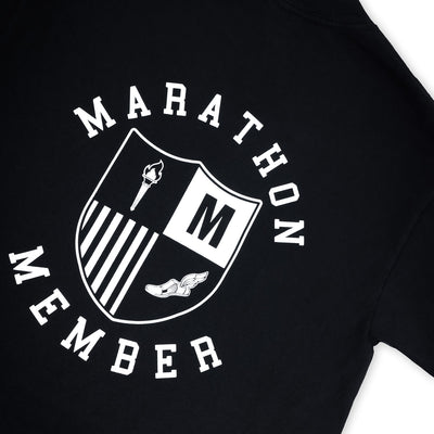 Marathon Members T-Shirt - Black - Back Detail 2