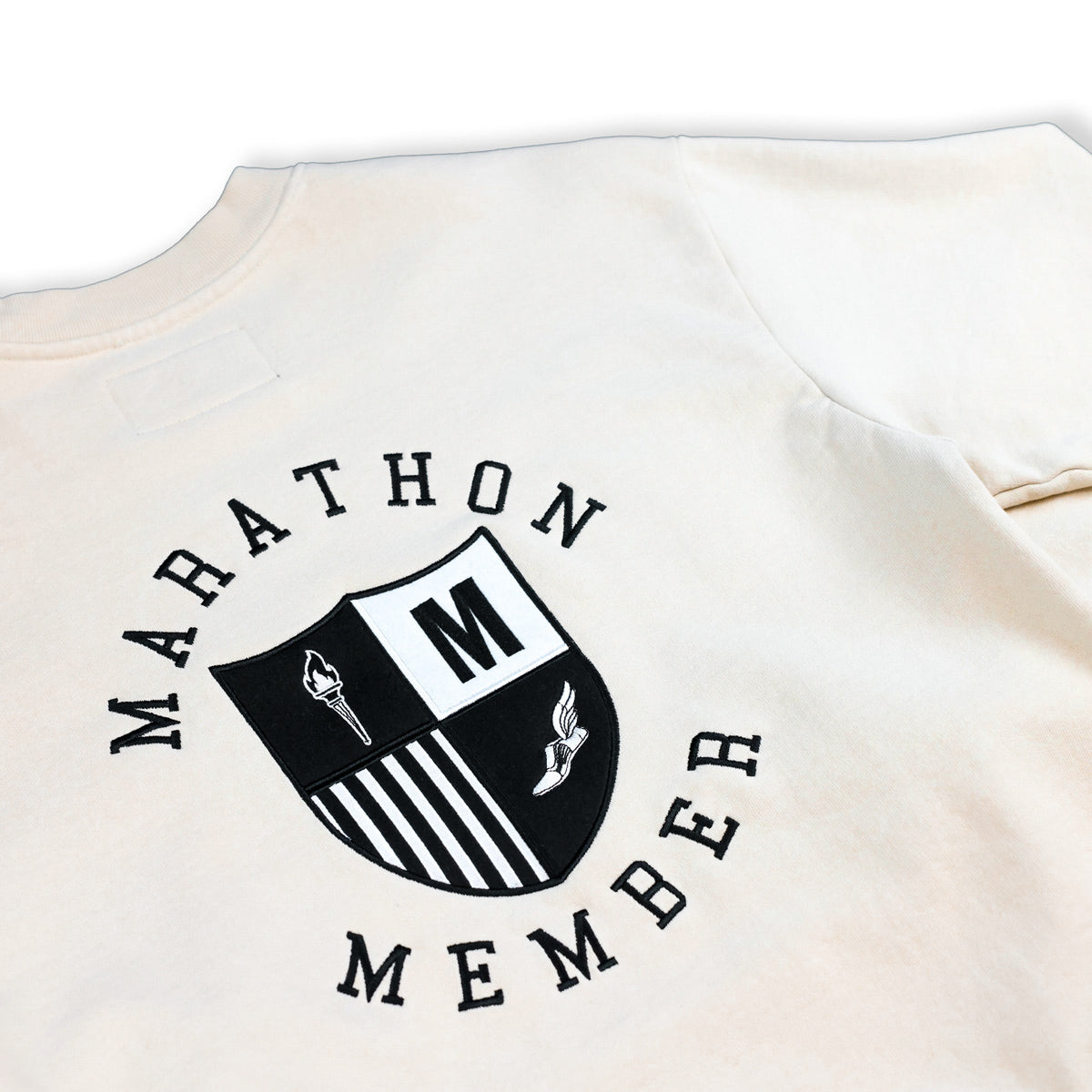 Marathon Members Crewneck Sweatshirt - Bone - Detail 2