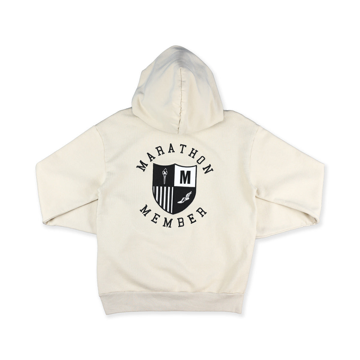 Marathon Members Hoodie - Bone – The Marathon Clothing