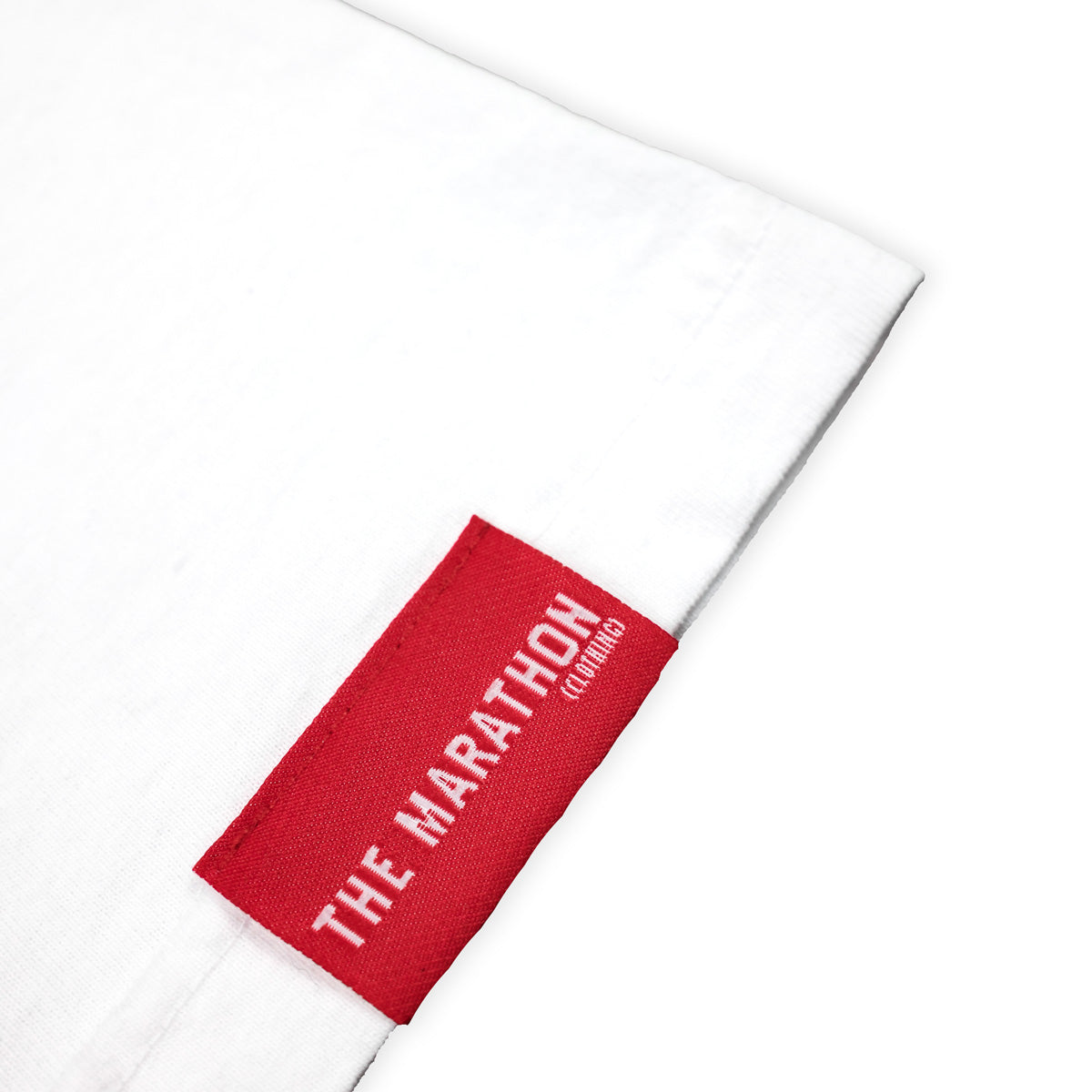 Marathon Members T-Shirt - White - Woven Label