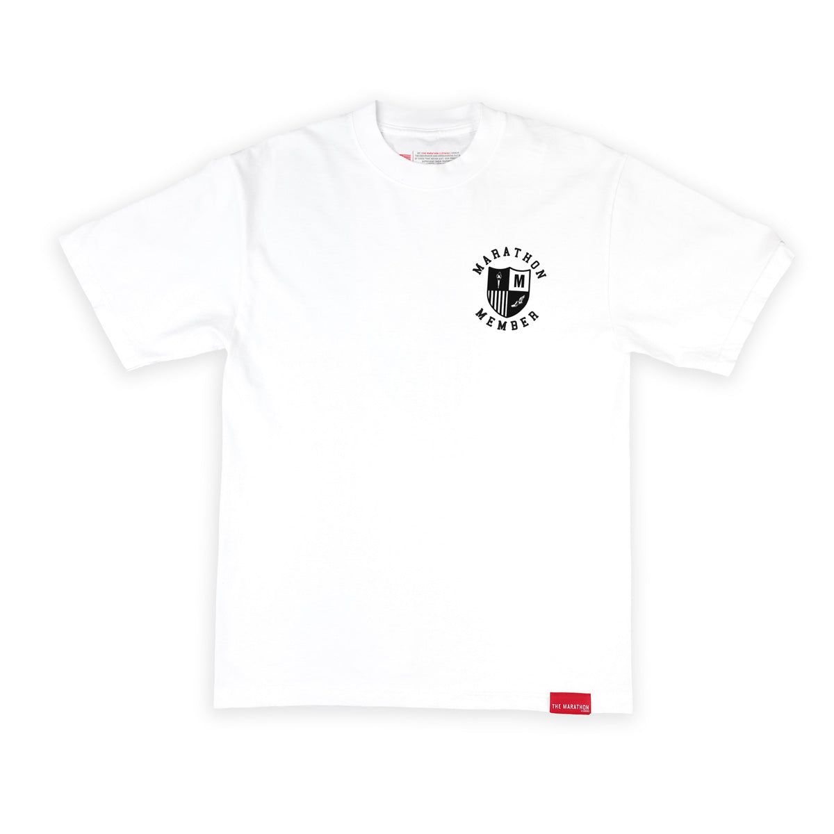 Marathon Members T-Shirt - White - Front