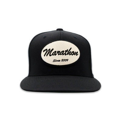 Marathon Origin Patch Snapback - Black/Bone/Black - Front