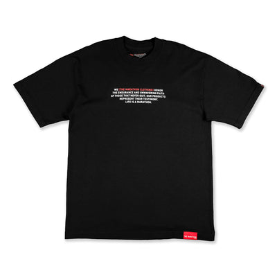 Mission Statement T-Shirt - Black - Front
