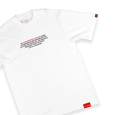 Mission Statement T-Shirt - White