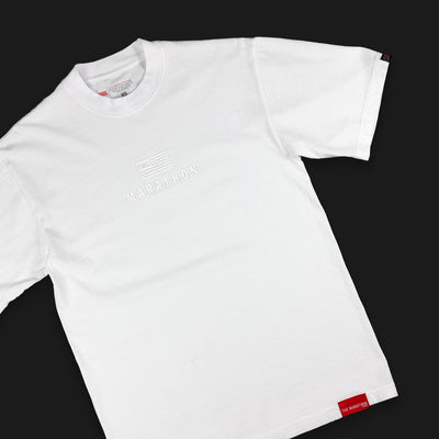 Modern Stack T-Shirt - White/White - Detail