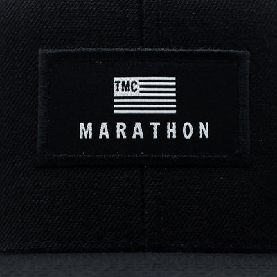 Marathon Modern Stack Patch Snapback - Black