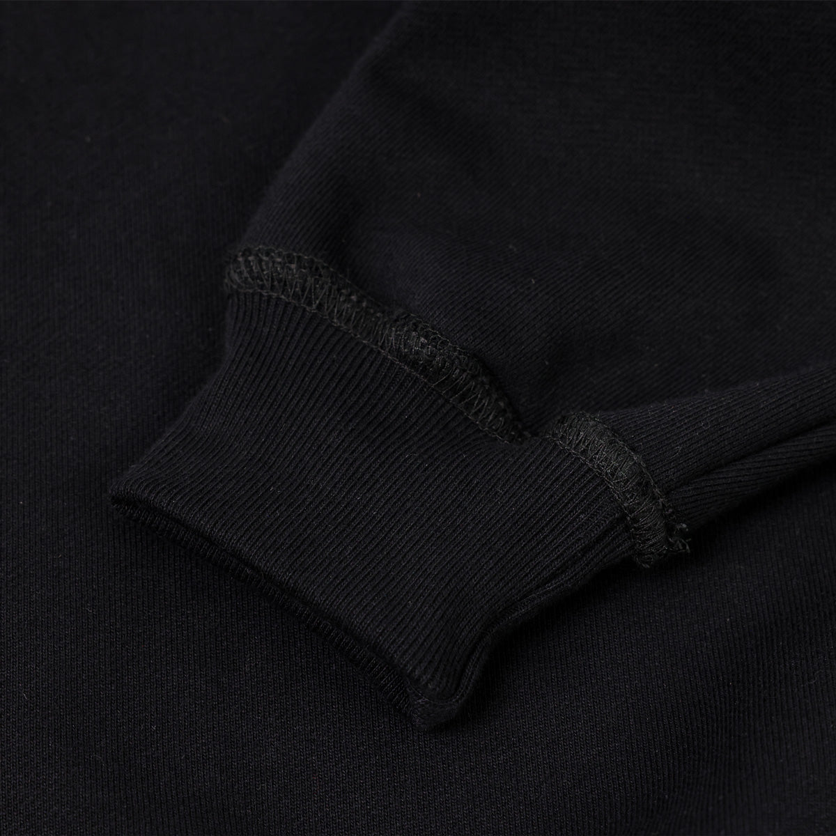 Marathon Modern Crewneck Sweatshirt - Black/Black - Cuff