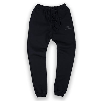 Marathon Modern Sweatpants - Black/Black - Front