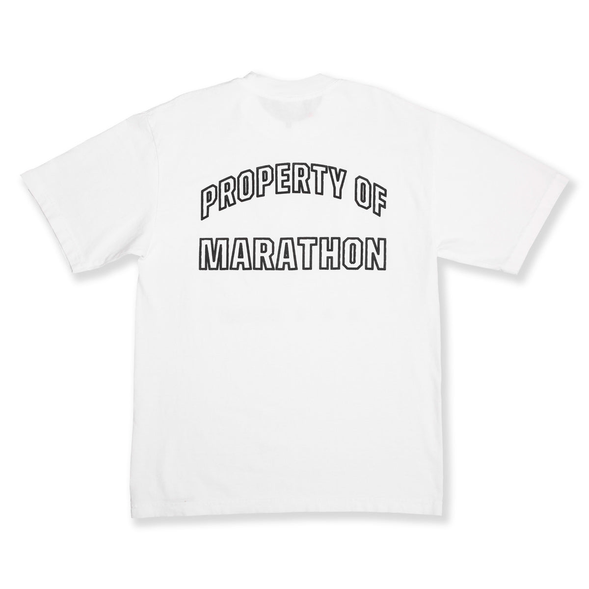 Morse Code Victory T-Shirt - White - Back