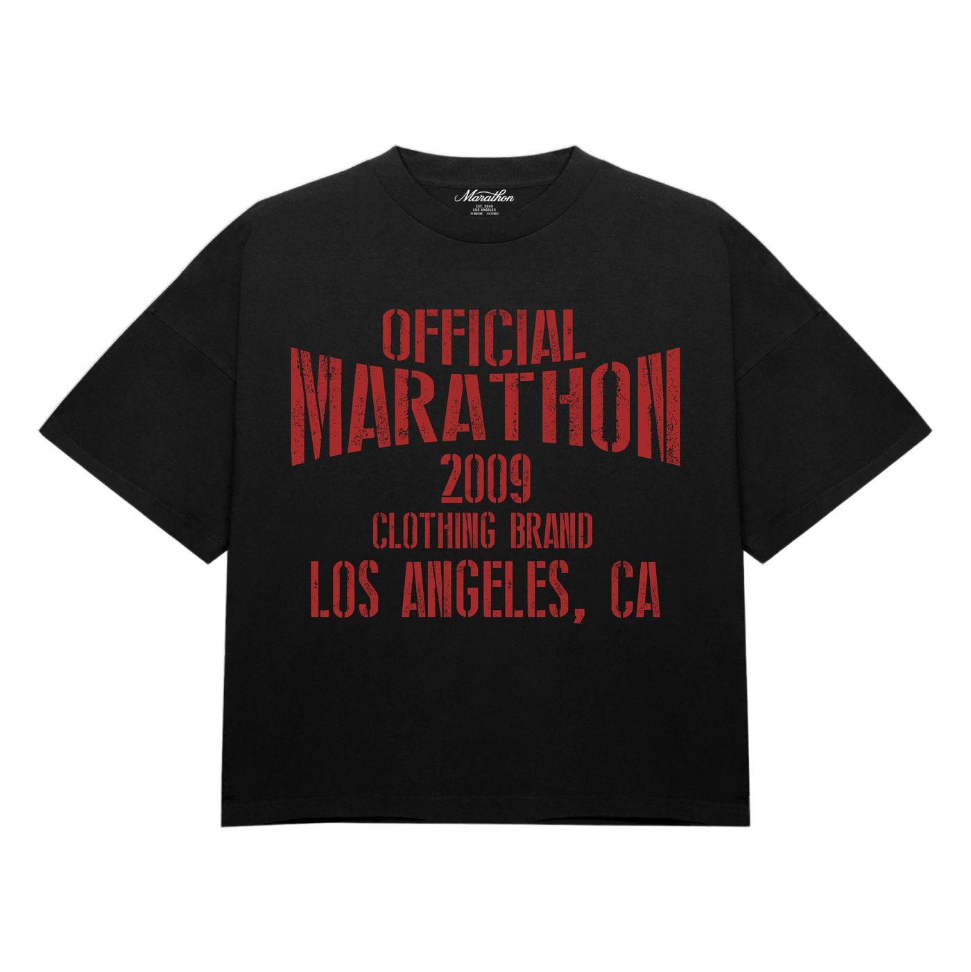 Official Clothing Brand T-Shirt - Black/Red