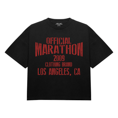 Official Clothing Brand T-Shirt - Black/Red