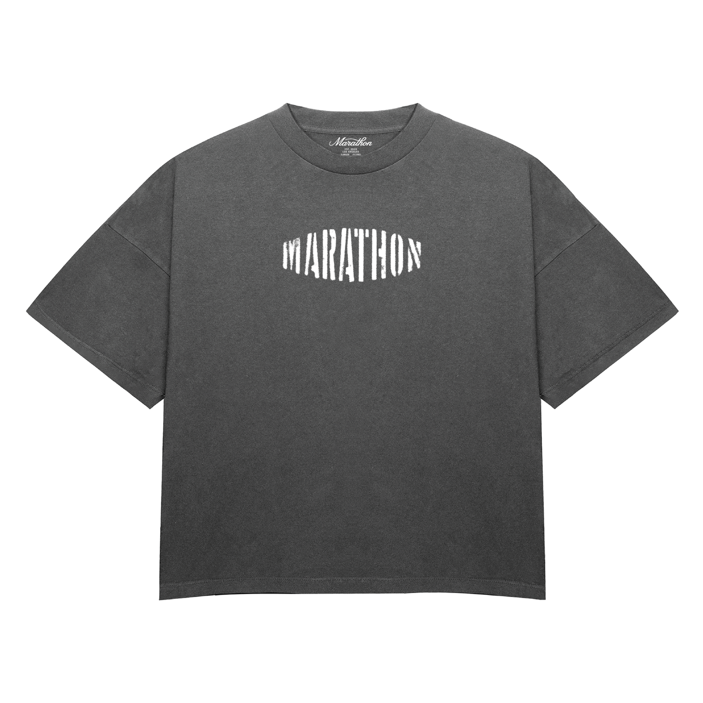 Marathon Oval T-Shirt - Grey