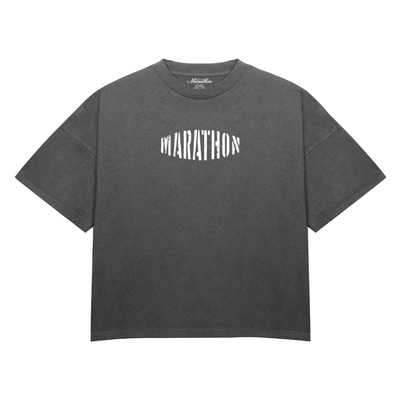 Marathon Oval T-Shirt - Grey
