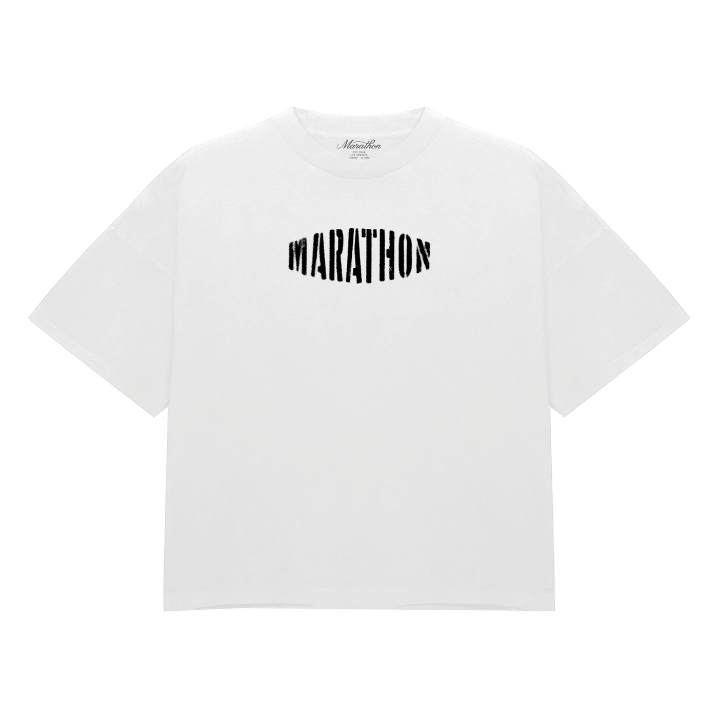 Marathon Oval T-Shirt - White