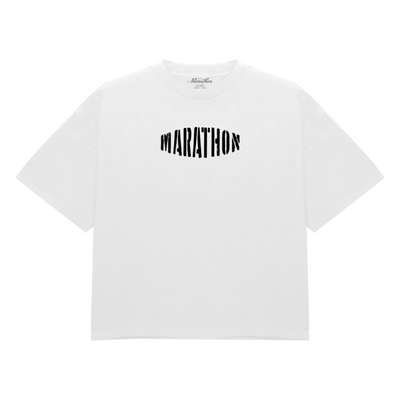 Marathon Oval T-Shirt - White