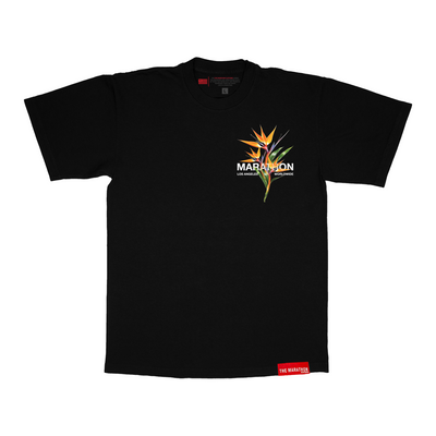 Marathon Worldwide “Birds of Paradise” T-Shirt - Black - Front