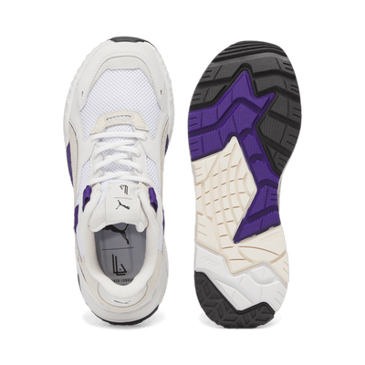 PUMA x Lauren London RS-Trck Women's Sneakers - White/Purple - Top and Bottom