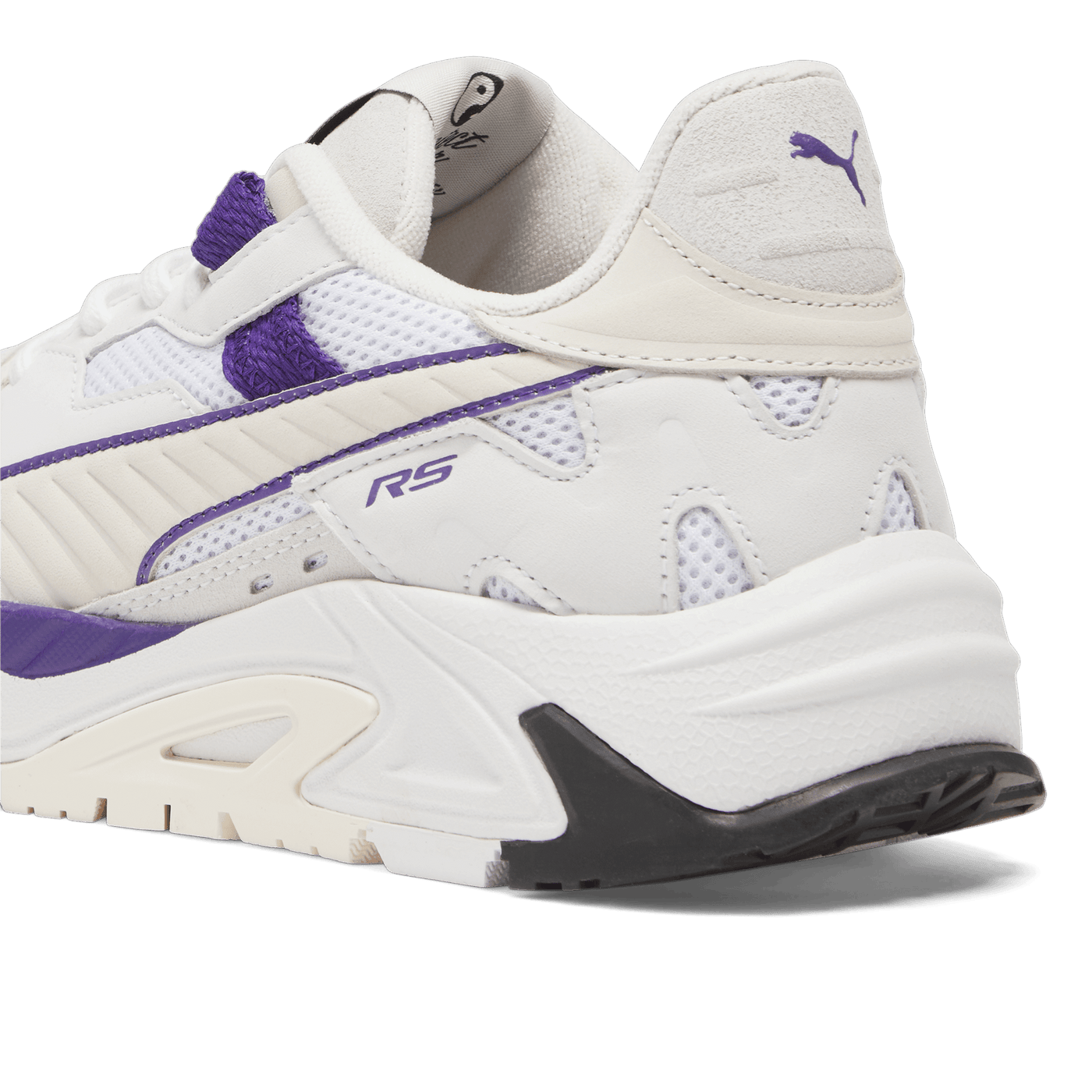PUMA x Lauren London RS-Trck Women's Sneakers - White/Purple - Heel