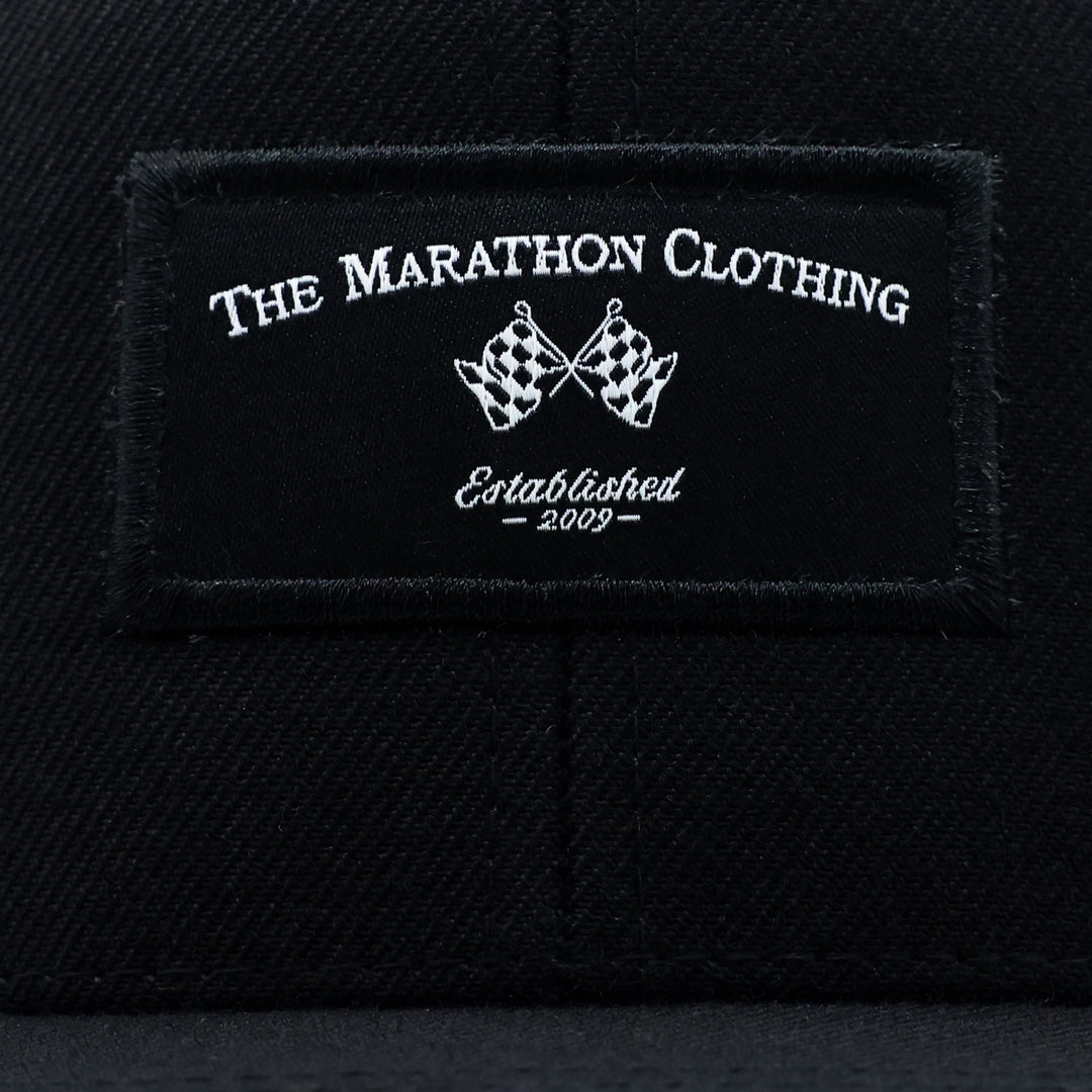 Marathon Racing Flags Patch Snapback - Black – The Marathon Clothing