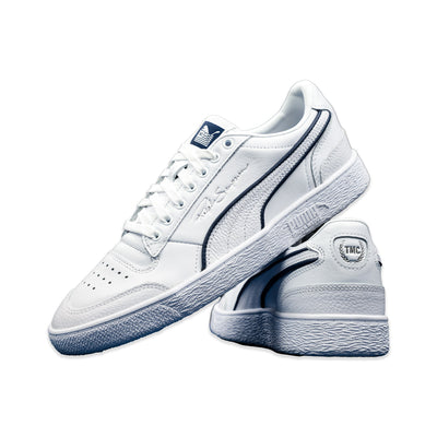 PUMA x TMC Hussle Way (All-Star) Ralph Sampson - White/Navy - Stacked